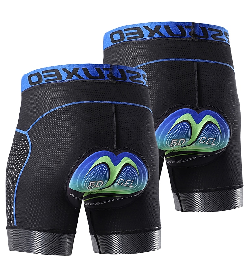 Herren Einfarbig Fahrrad Unterwäsche Fahhrad Gepolsterte Shorts / Chamois Mountainbike MTB Straßenradsport Sport 3D-Polster Radfahren Schnelltrocknend Feuchtigkeitsableitend Schwarz Rot Bekleidung 2026 - $35.99 –P4