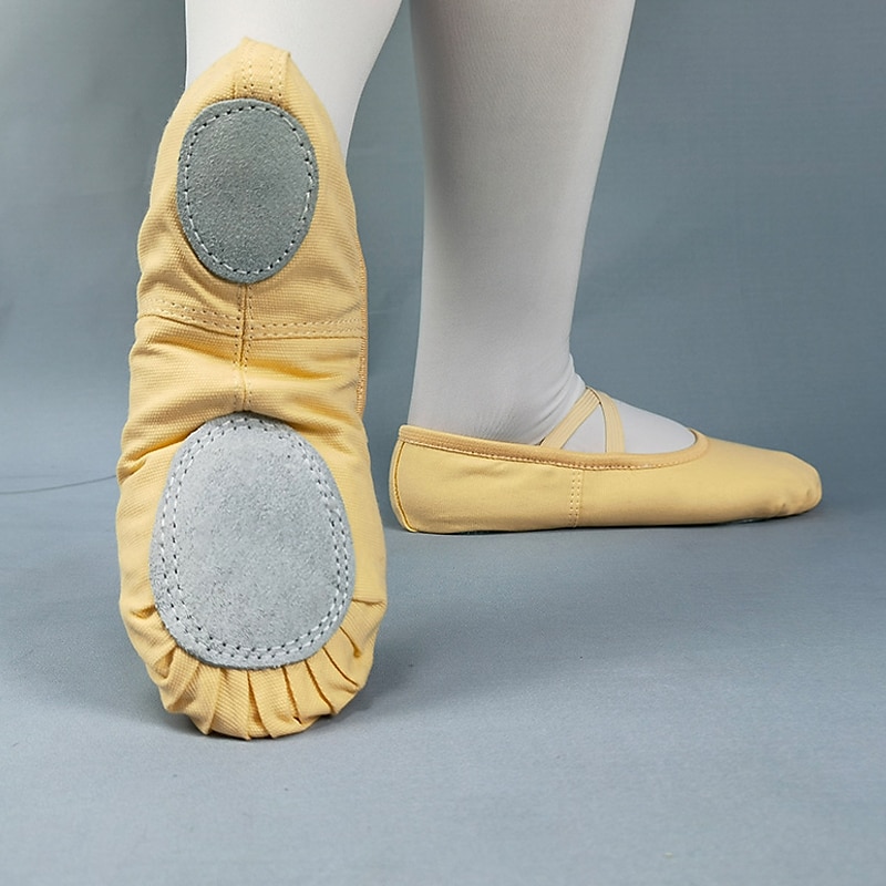Myke rosa ballettsko til dame – komfortable dansesko med elastiske stropper for ballett, dansetimer og forestillinger 2025 - $11.99 –P6