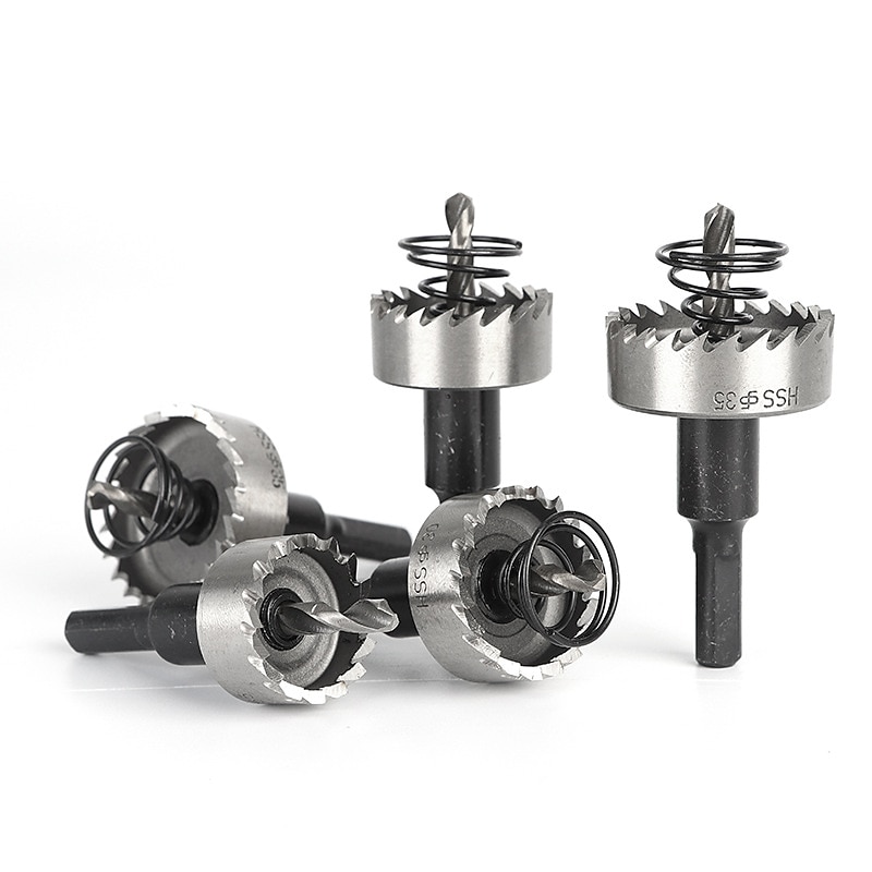 5 stks boor carbide tip hss gatenzaag set rvs metaallegering 16/18.5/20/25/30mm houtbewerking gereedschap 2025 - $18.99 –P6