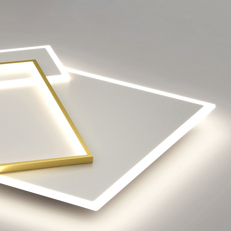 50cm ściemniane geometryczne kształty lampy sufitowe aluminium stylowe malowane wykończenia współczesny nowoczesny 220-240v 2025 - $253.79 –P13