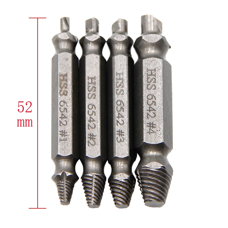 2025年 4 / 5pcs /sethss6542破損したスクリューエクストラクタドリルビット剥がれた壊れたスクリューボルトエクストラクタリムーバー簡単に解体ツールを取り出す  コレクション – $12.99 –P1