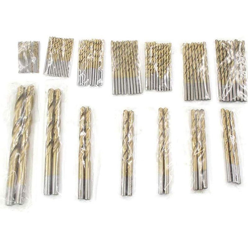 99PC Twist Drill Bit Set Saw Set HSS High Steel Titanium Coated Drill Woodworkin Tool 1.5-10mm For Cordless Screwdriver 2025 - $20.99 –P9