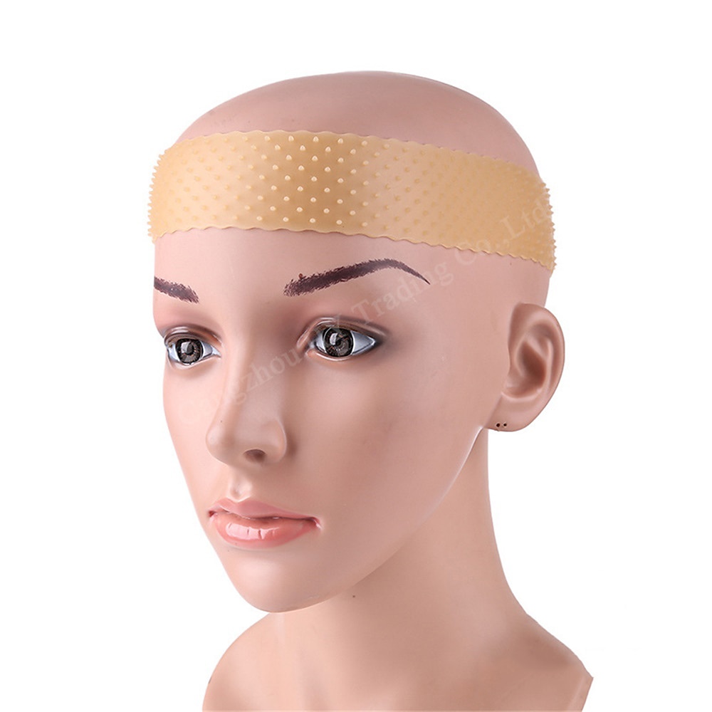 perruque en silicone bandeau perruque en silicone transparent bandes de cheveux bandeau en silicone antidérapant avec capuchon net de perruque et brosse de bord pour les femmes unisexe de 2025 ? $10.99 –P3