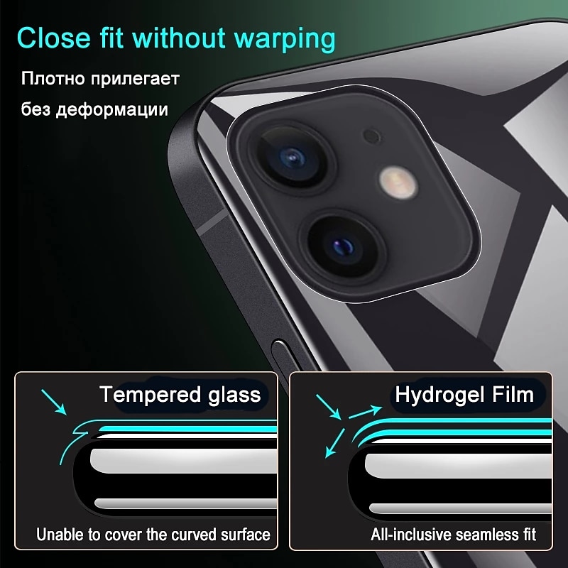 2026年 【4パック】 バックスクリーンプロテクター 用途 Apple iPhone 16 iPhone 15 プロマックスプラス iPhone 14 13 12 11 Pro Max Mini X XR XS Max 8 7 Plus TPUヒドロゲル 自己治癒 指紋防止 ハイディフィニション(HD) 超薄型 傷防止  コレクション – $13.99 –P7