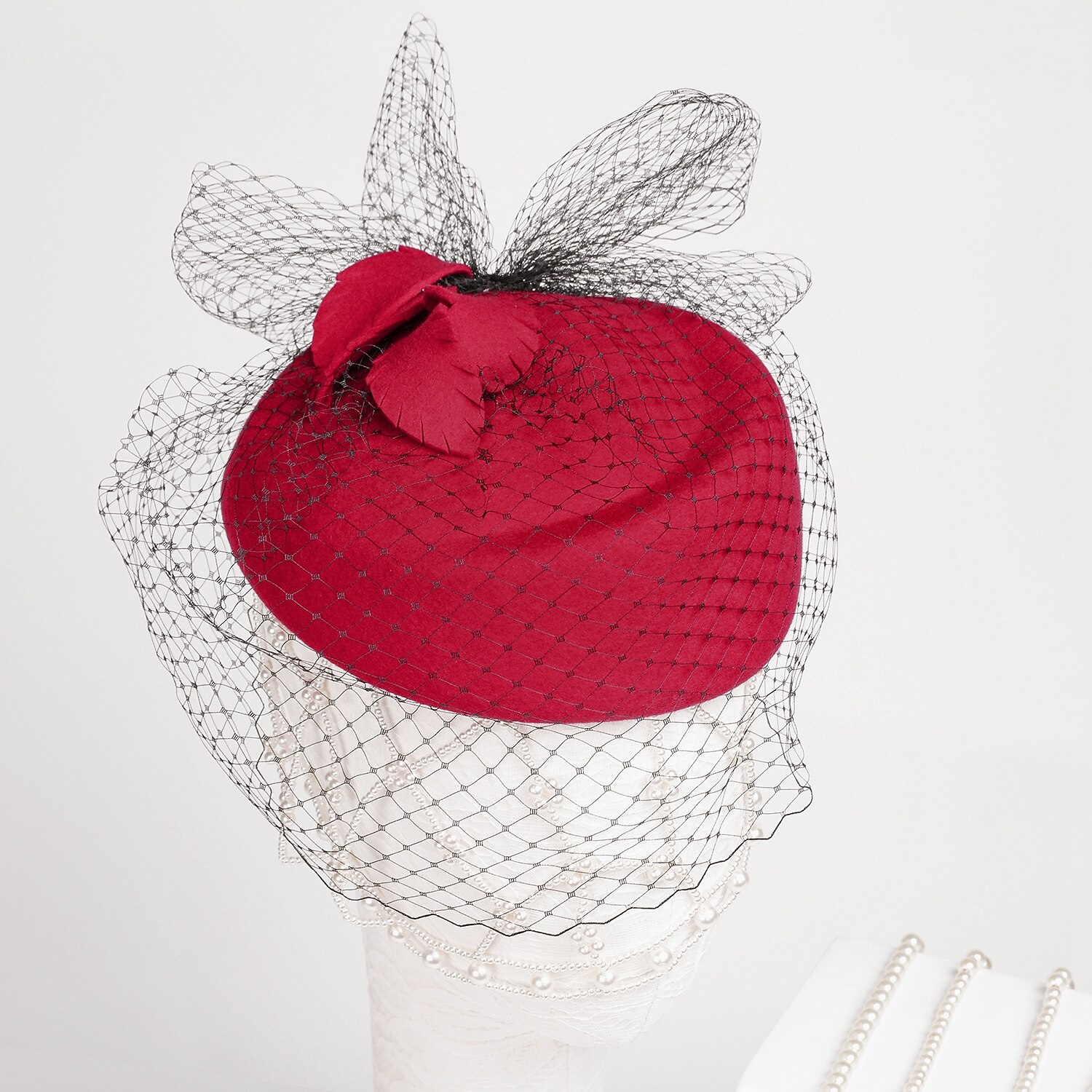 100% Μαλλί Καπέλο Ντέρμπι / Καπέλα με Φιόγκος 1 τεμ Causal / Καθημερινά Ρούχα Ακουστικό 2025 - $36.99 –P5