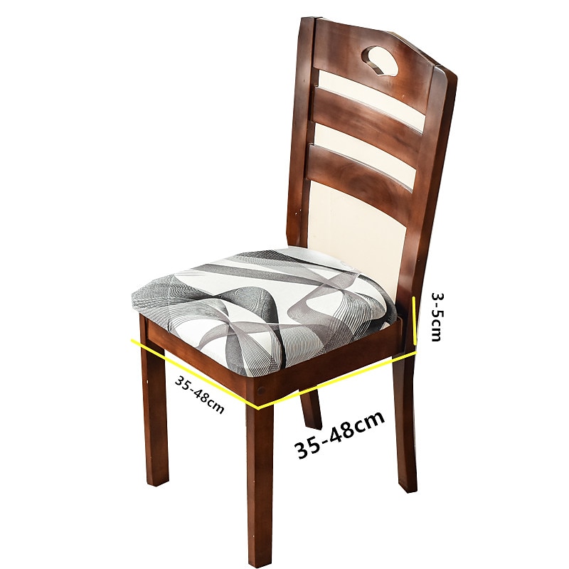 Dining Chair Seat Covers Stretch Printed Chair Seat Covers Set of 2 Removable Washable Upholstered Chair Seat Protector Cushion Slipcovers for Kitchen Office 2025 - $10.99 –P2