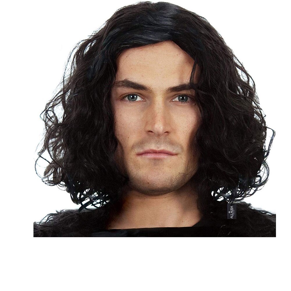snow king peruk kort svart lockigt cosplay peruk för män cosplay herr halloween peruker 2025 - $24.99 –P3