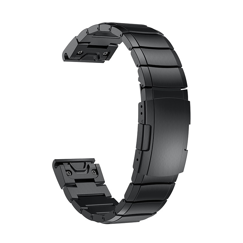 Pasek do zegarka na Garmin MARQ Descent G1 Fenix 7S Sapphire Solar / 6S Pro / 5S Plus Fenix 7 Sapphire Solar / 6 Pro / 5 Plus Forerunner 935 945 Stal nierdzewna Zastąpienie Pasek 20mm 22mm 26mm 2025 - $34.99 –P10