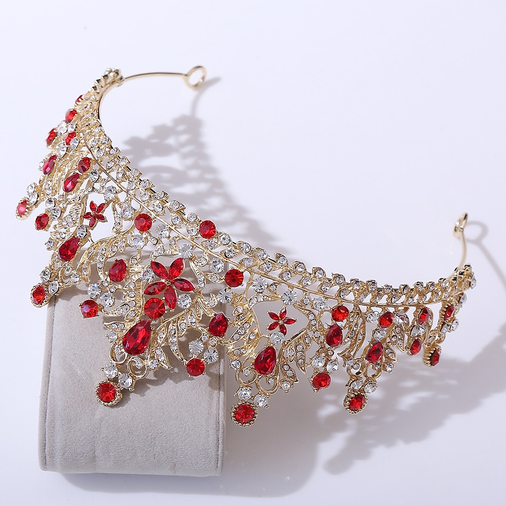 Krone Tiara Hodebånd Rhinestone Legering Bryllup Fest  Kveld Retro Sjømat Med Krystall  Rhinestone Delt Felles Hodeplagg Hodeplagg kjoler å imponere 2025 - $34.99 –P8
