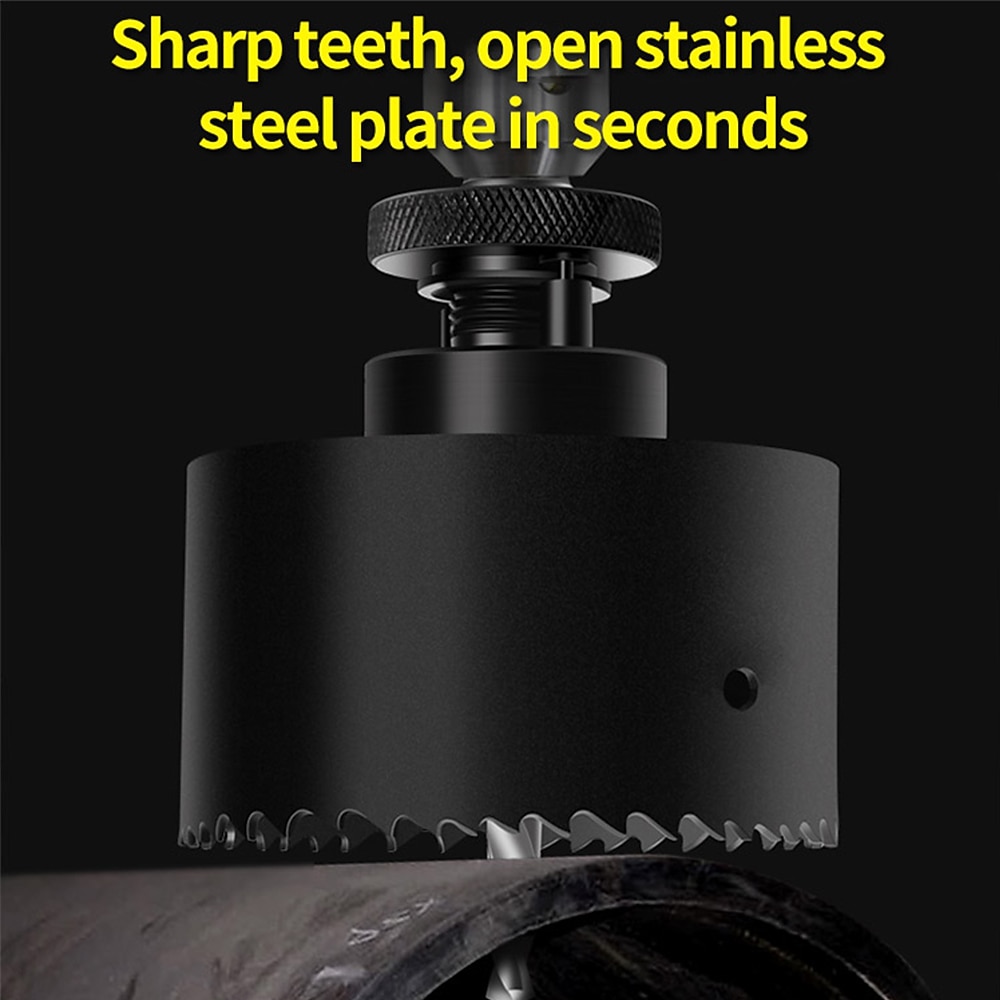 3-18Pcs Woodworking Hole Saw Set Drill Bit Carbon Steel 19-127mm Hole Cutter Set For Plasterboard Ceiling Wood Hole Saw Kit 2026 - $9.99 –P1