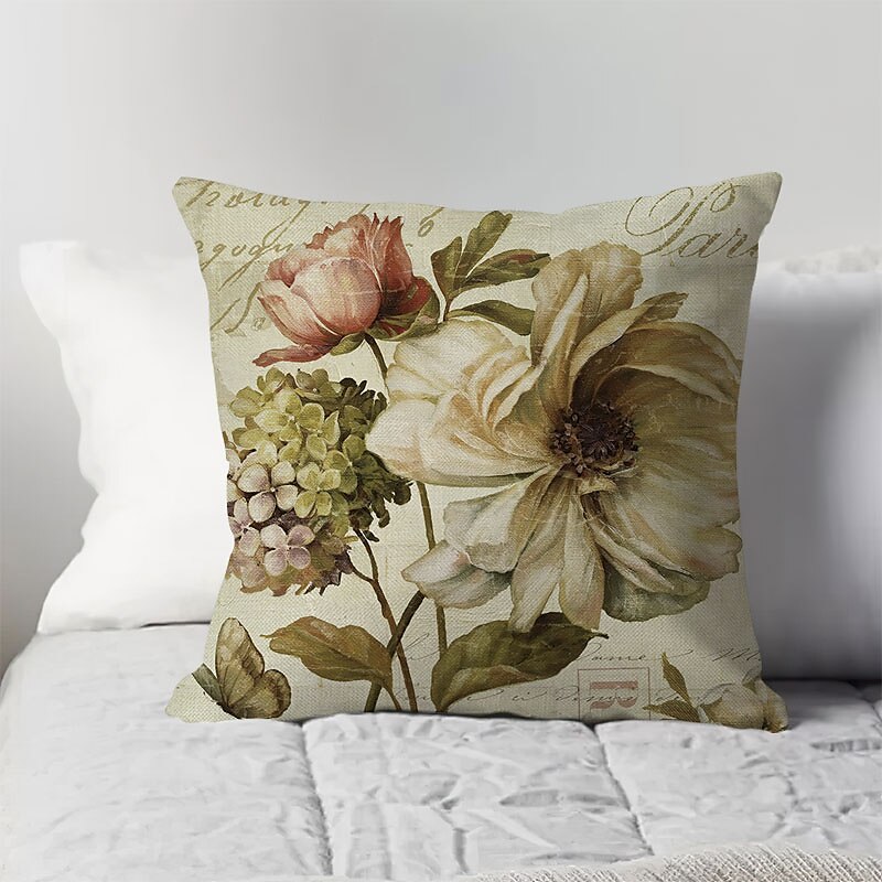 capa de almofada lateral dupla floral 4 unidades quadradas decorativas macias capa de almofada capa de almofada fronha para sala de estar do quarto almofada interior lavável à máquina de qualidade de 2025 por $28.99 –P3