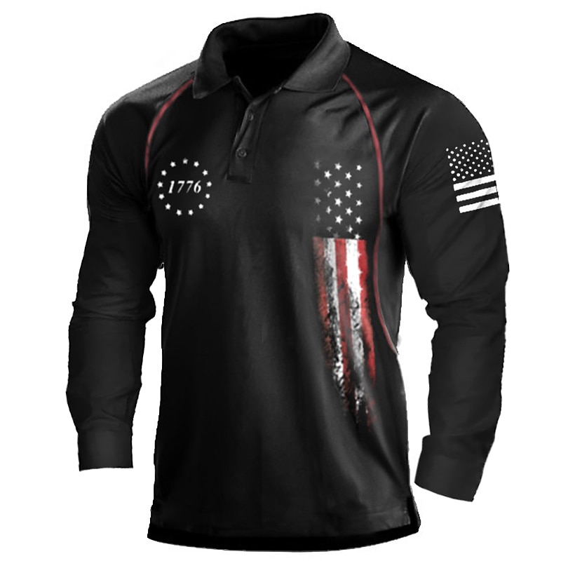 Men's T shirt Henley Shirt Long Sleeve Shirt Top Outdoor Breathable Quick Dry Lightweight Soft Polyester Black Grey Black White Fishing Climbing Camping / Hiking / Caving 2025 - $15.99 –P4