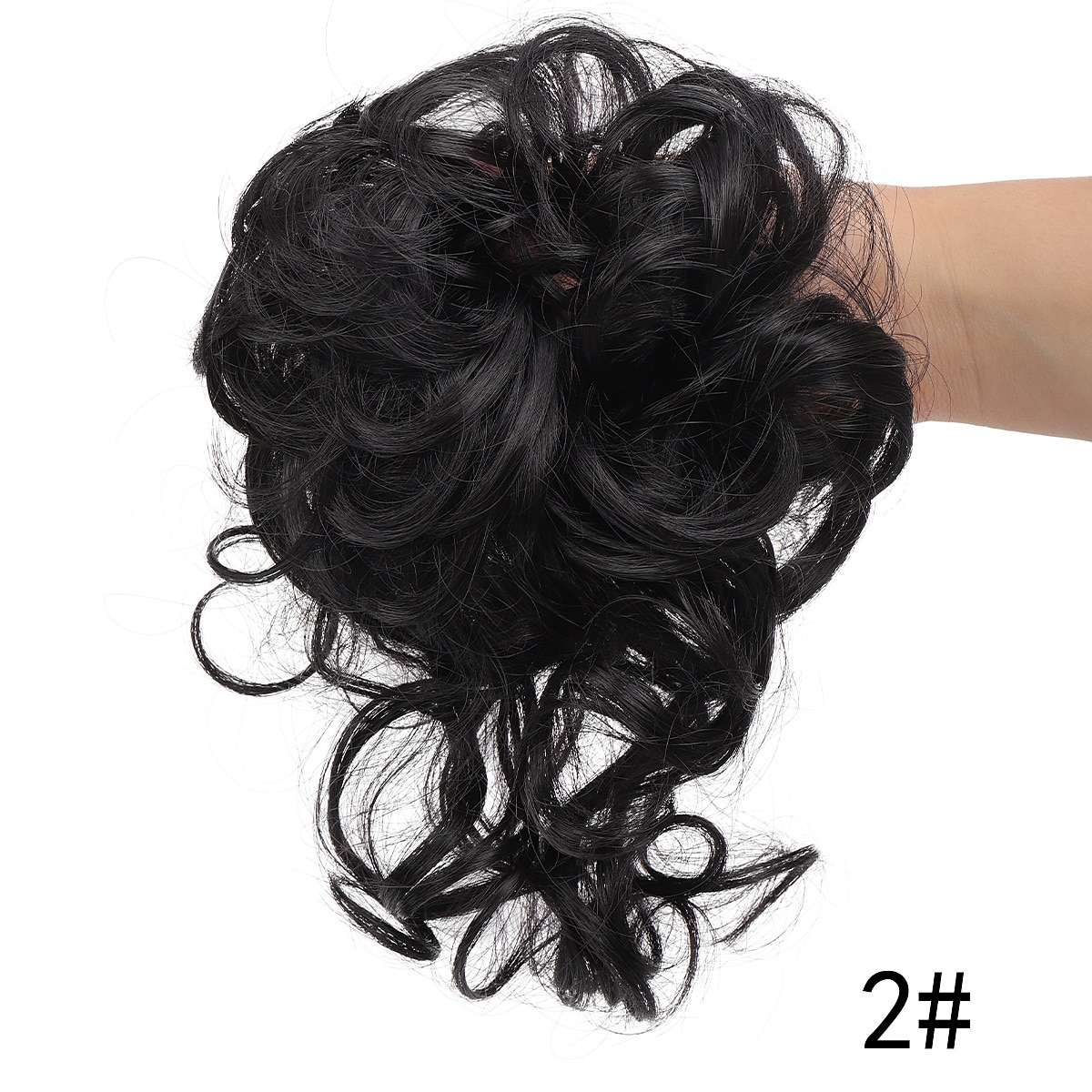 2pcs cravates pour cheveux de filles pour femmes chouchous perruques chignon désordonné morceau de cheveux 2 pièces chignons désordonnés pour les femmes chignon ébouriffé chignon wrap queue de cheval de 2025 ? $18.49 –P8