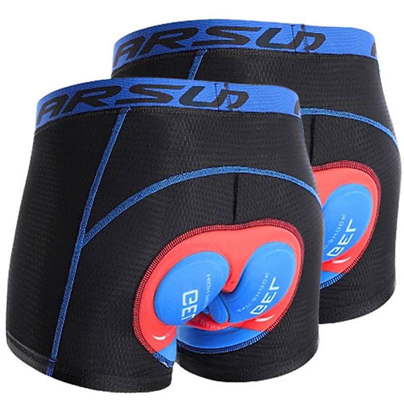 Męskie Jednokolorowe Bielizna rowerowa Rower Spodenki snowboardowe Kolarstwo górskie Kolarstwie szosowym Sport Wkładka 3D Kolarstwo Szybkie wysychanie Odprowadza wilgoć Żółty Czerwony Odzież Odzie 2026 - $28.99 –P2