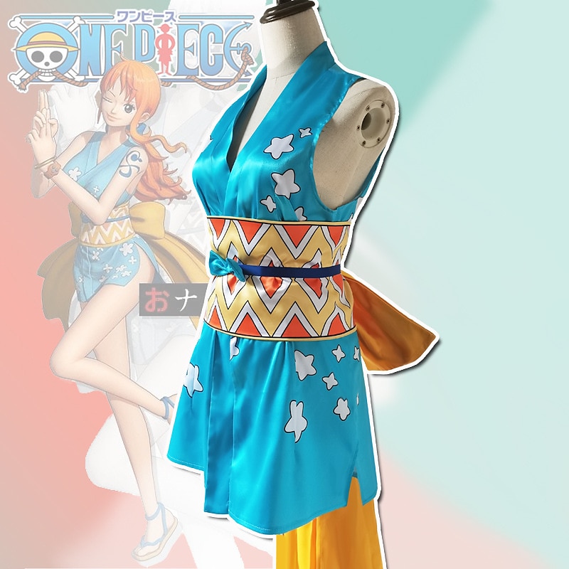 One Piece Nami Anime Cosplay kostým Cosplay obleky Kostým Pro Dámské Dospělé 2025 - $49.99 –P5