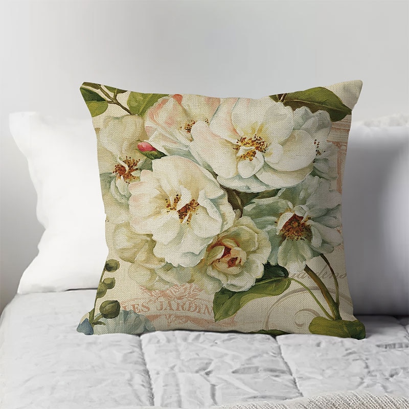 capa de almofada lateral dupla floral 4 unidades quadradas decorativas macias capa de almofada capa de almofada fronha para sala de estar do quarto almofada interior lavável à máquina de qualidade de 2025 por $28.99 –P5
