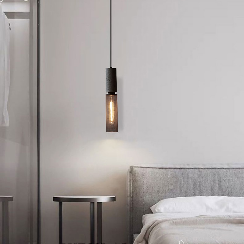 6 cm pendel enkelt design øy design pendel metall malt finish vintage nordisk stil 85-265v 2025 - $127.99 –P14