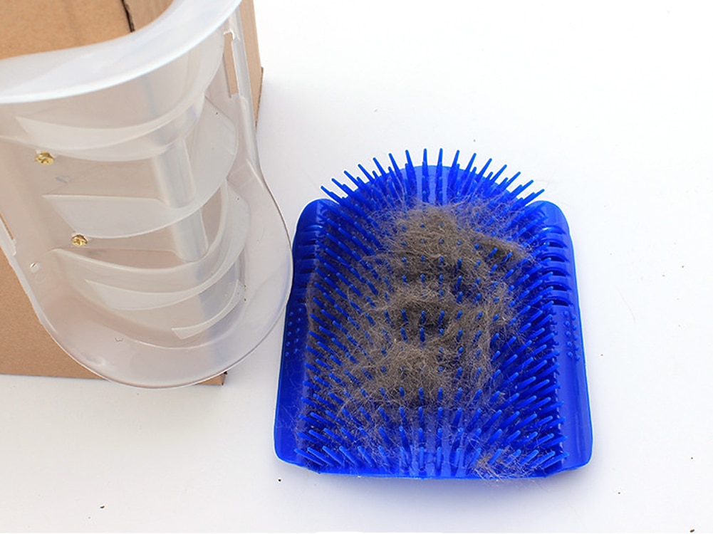 escova para gatos massagem para gatos de canto escova para pentear escova de gato esfrega o rosto com um pente de cócegas produto para gatos dropshipping de 2025 por $9.99 -P1