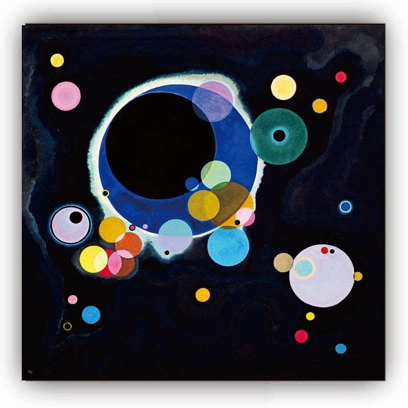 dipinto a mano dipinto a olio wall art wassily kandinsky intaglio astratto decorazione della casa arredamento tela arrotolata senza cornice non allungata del 2026 a $260.29 –P1
