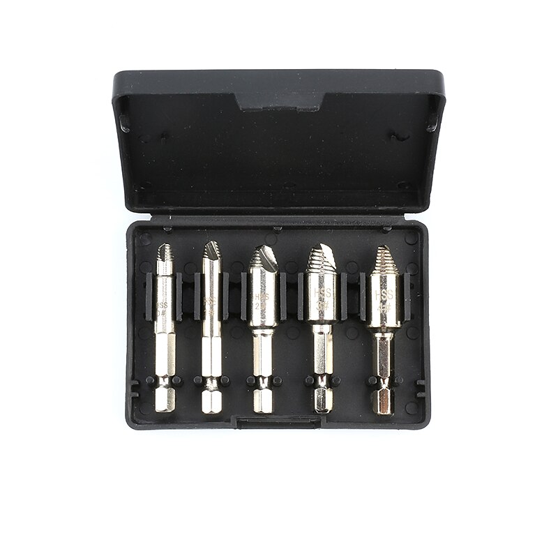 5/6/8 buc extractor de șuruburi set de burghie pentru metal, extractor de șuruburi deteriorate, unelte pentru prelucrarea lemnului, șuruburi rupte, extractor de țevi de apă 2025 - $8.99 –P1