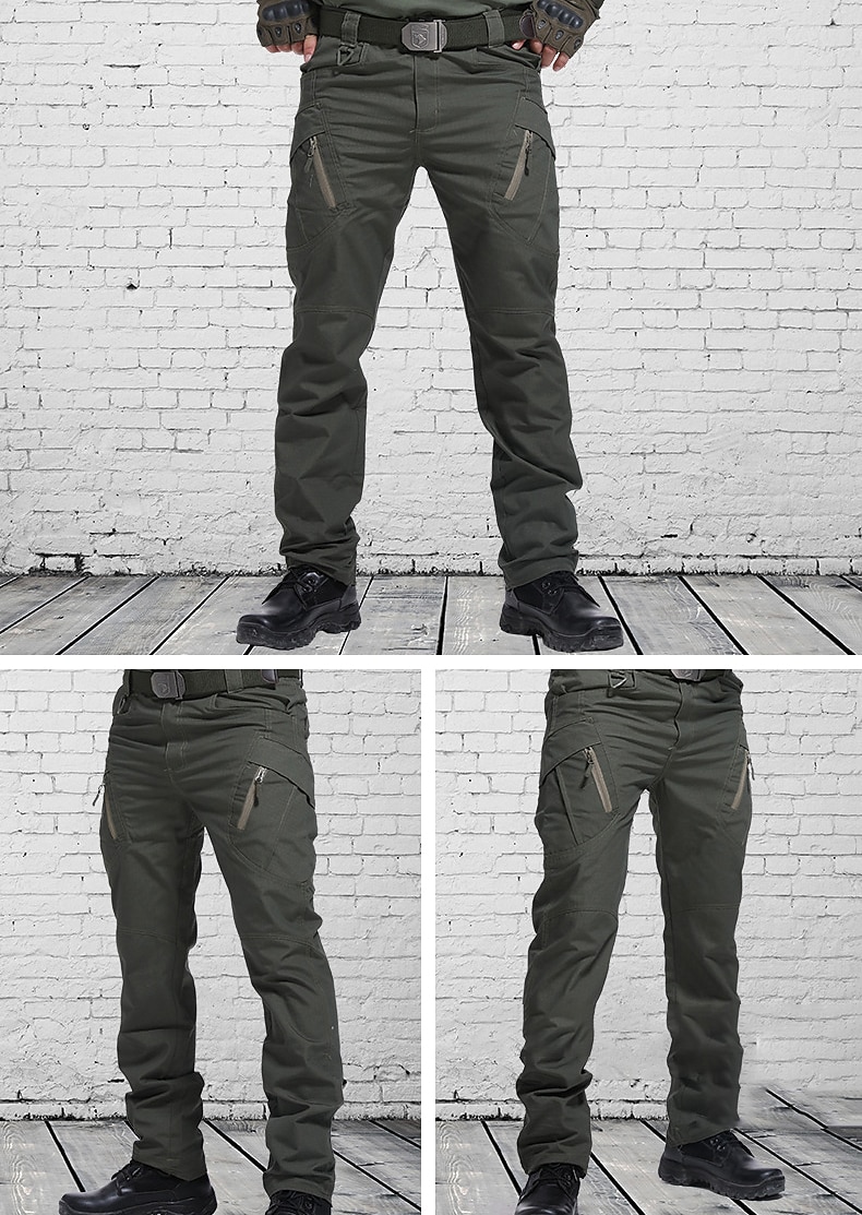Homme Ripstop Coupe Vent Militaire Noir Vert de 2025 ? $20.79 –P7