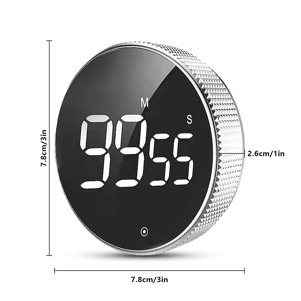 Kitchen Timers Digital Classroom Timer for Kids Large Magnetic LED Countdown Timer with Constant Light Function for classrooms Quiet for Children and Teachers 2025 - $17.99 –P14