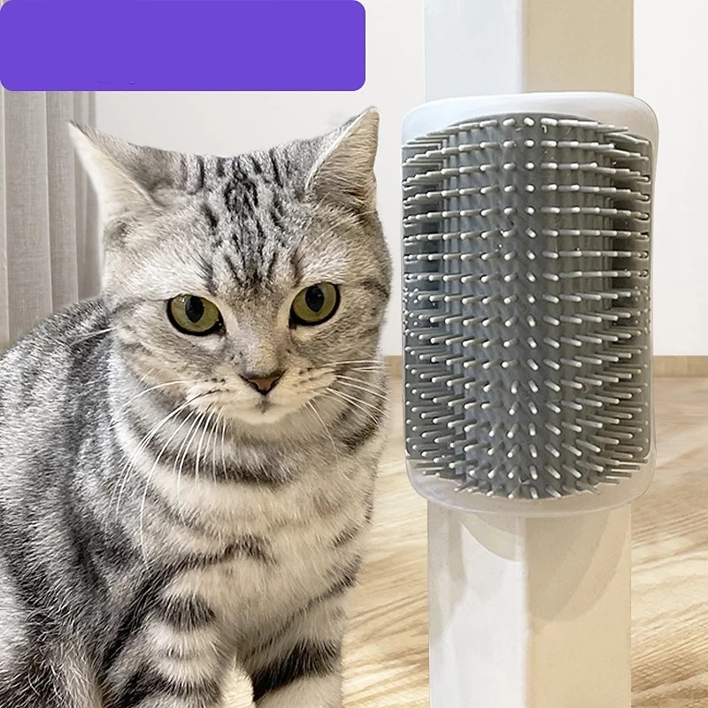 escova para gatos massagem para gatos de canto escova para pentear escova de gato esfrega o rosto com um pente de cócegas produto para gatos dropshipping de 2025 por $9.99 -P5