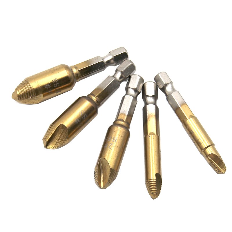 5/6/8 buc extractor de șuruburi set de burghie pentru metal, extractor de șuruburi deteriorate, unelte pentru prelucrarea lemnului, șuruburi rupte, extractor de țevi de apă 2025 - $8.99 –P6
