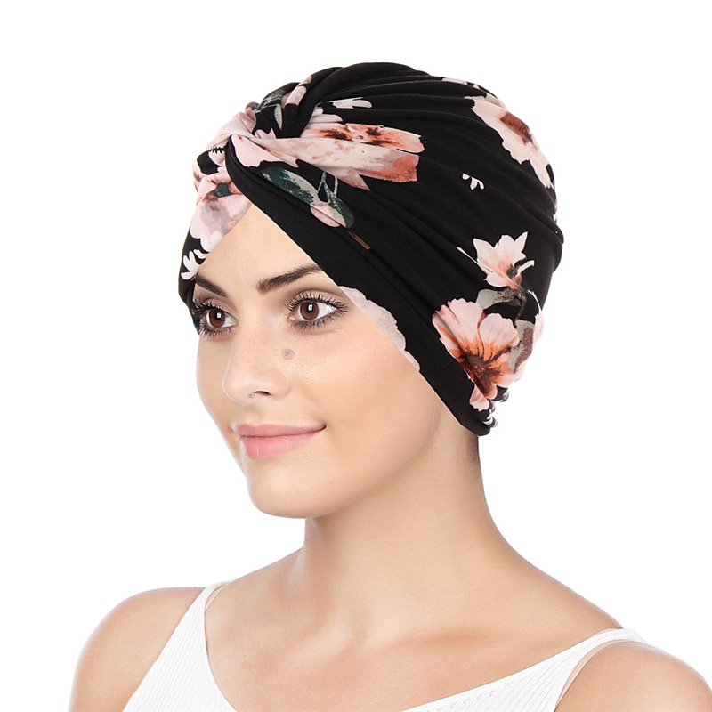kvinner muslim daglig turban folding kors knyttet hår skjerf elastisk hodeplagg hodeplagg bandanaer dame hår hatter lue håravfall tilbehør 2025 - $3.99 –P2