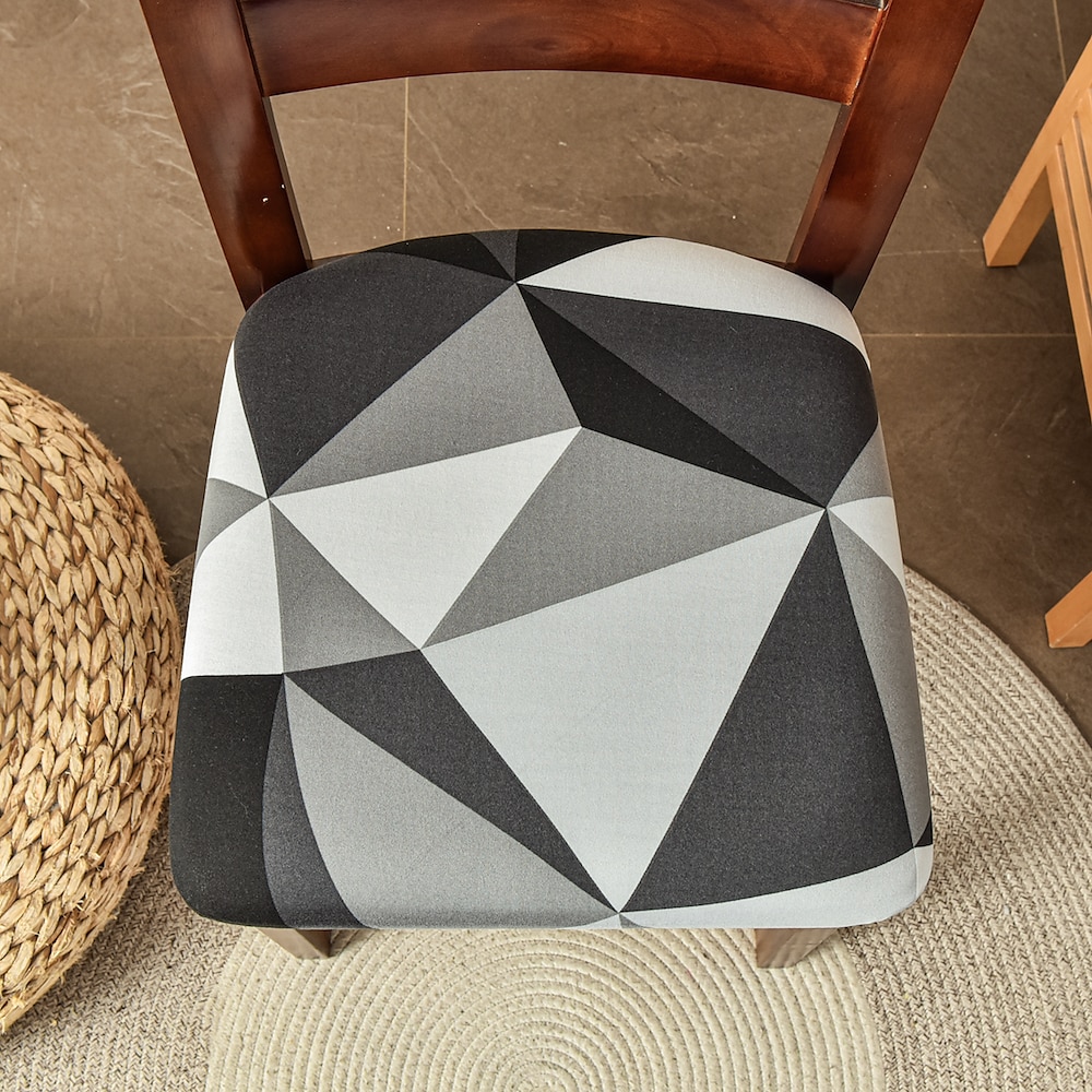 Dining Chair Seat Covers Stretch Printed Chair Seat Covers Set of 2 Removable Washable Upholstered Chair Seat Protector Cushion Slipcovers for Kitchen Office 2025 - $10.99 –P7