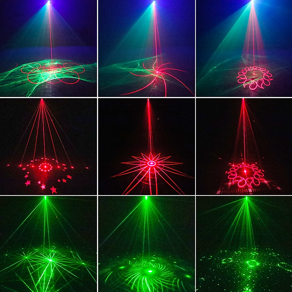 DJ Lumière • Disco • Répond au son • RGB • Équipement DJ • Stage DJ •  Lumière de fête