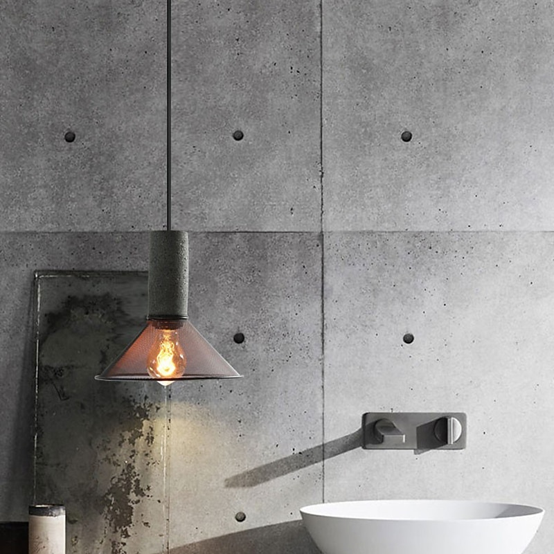 6 cm pendel enkelt design øy design pendel metall malt finish vintage nordisk stil 85-265v 2025 - $127.99 –P12