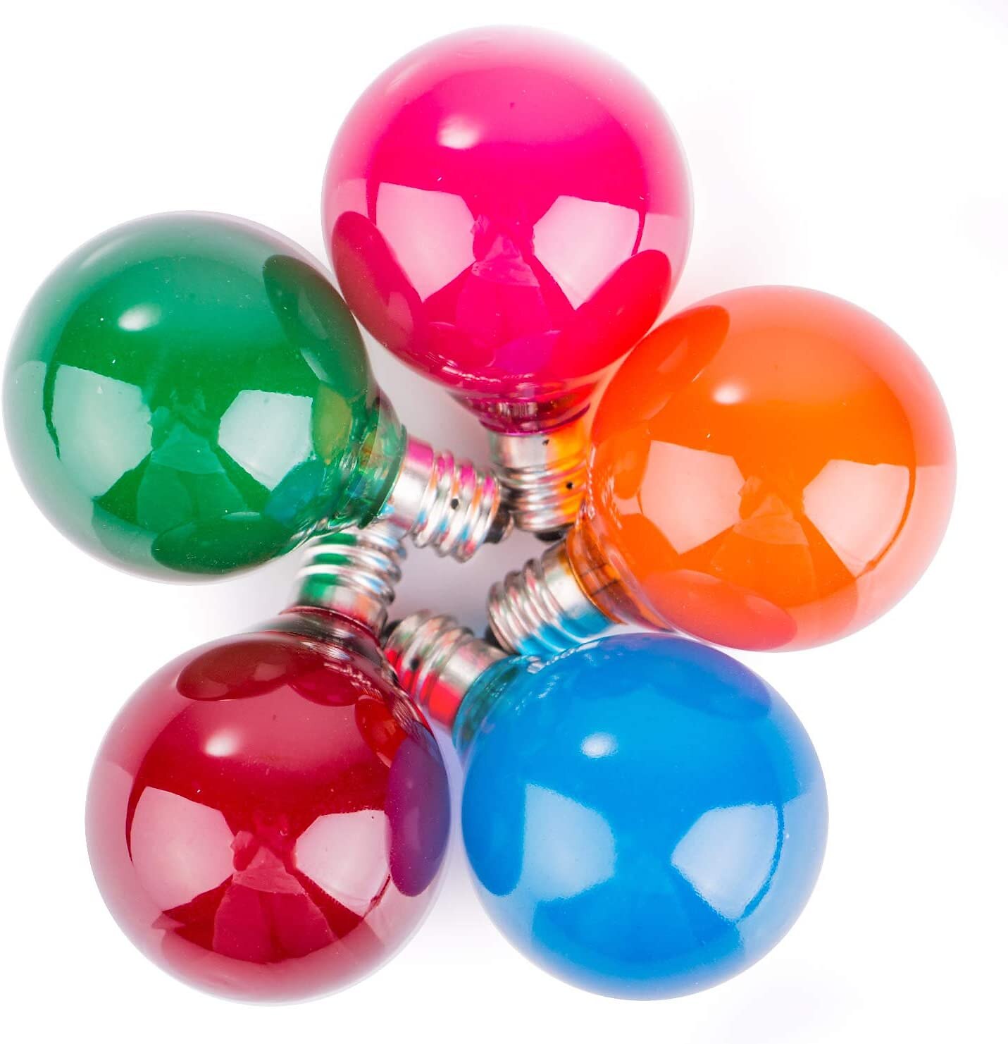 25pcs G40 Replacement Edison Incandescent Light Bulbs 7W Clear Globe Bulb/Multicolor E12 C7 Candelabra Dimmable for Indoor Outdoor Patio Décor 2025 - $18.99 –P2