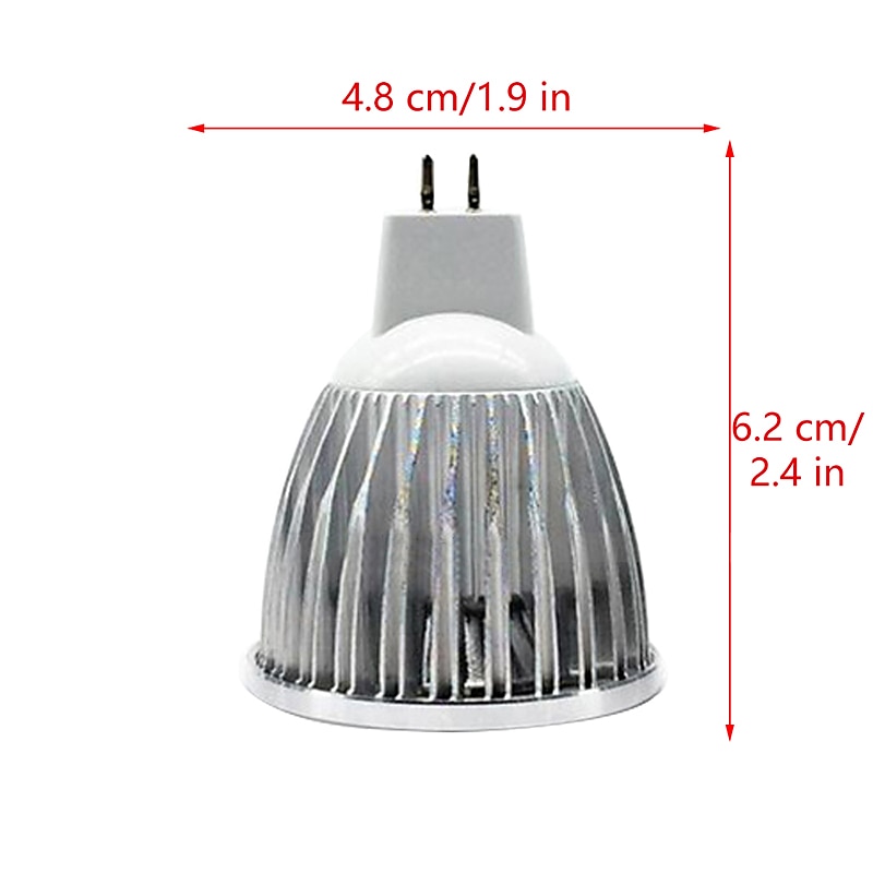 9pcs 12w led ampoule projecteur 1200lm mr16 mr16 cob dimmable blanc chaud lumière du jour éclairage sur rail (équivalent halogène 90w) de 2025 ? $86.99 –P1