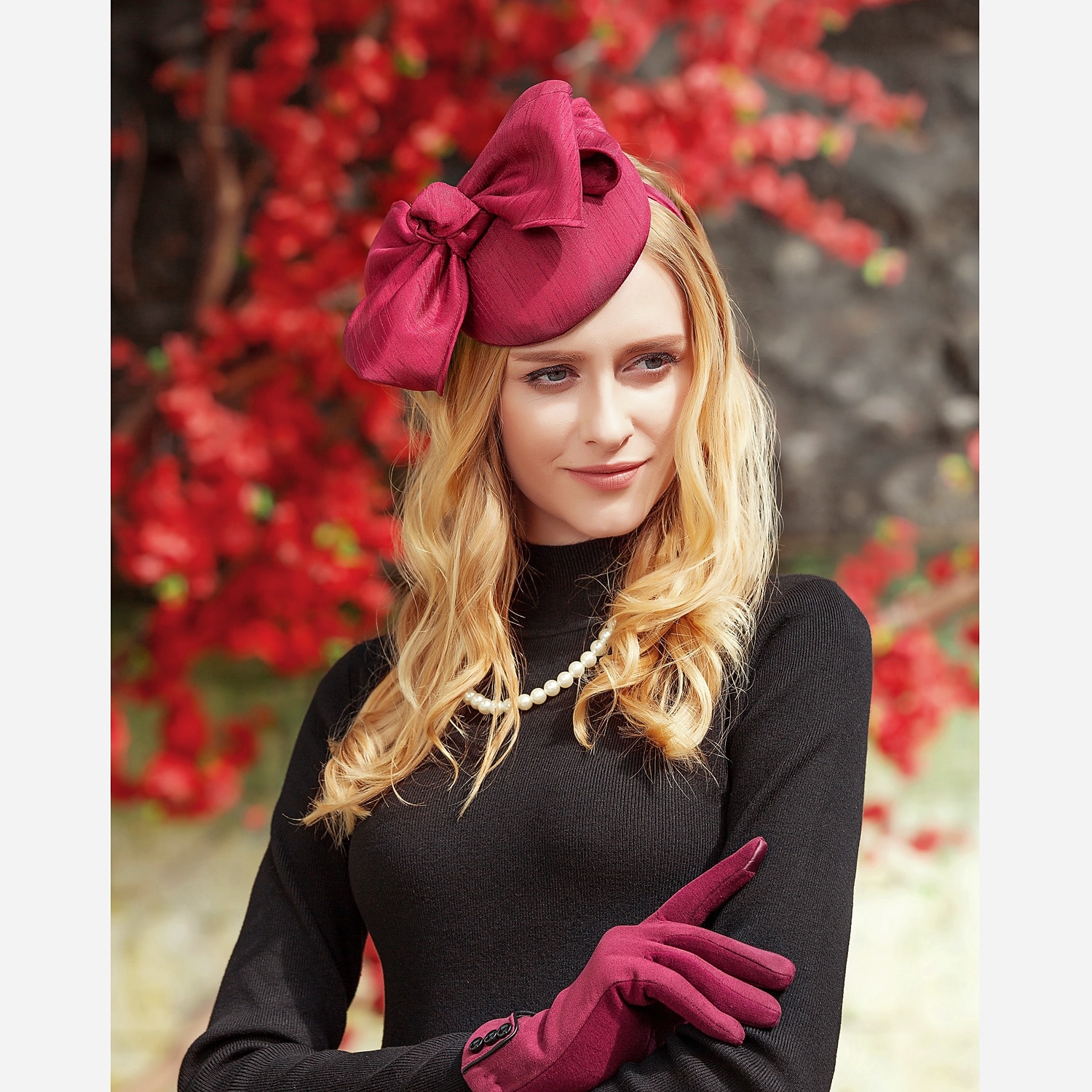 Kentucky Derby-hatt / Hodeplagg med Sateng Sløyfeknute 1 stk Avslappet / Melbourne Cup Hodeplagg 2025 - $28.99 –P3