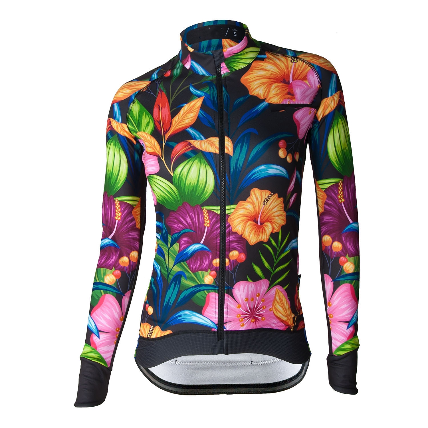 Mujer Maillot de Ciclismo Flores Botánica Manga Larga Bicicleta Maillot Camiseta con 3 bolsillos traseros MTB Bicicleta Montaña Ciclismo Carretera Secado rápido Bandas Reflectantes Bolsillo trasero 2026 - $34.99 –P3