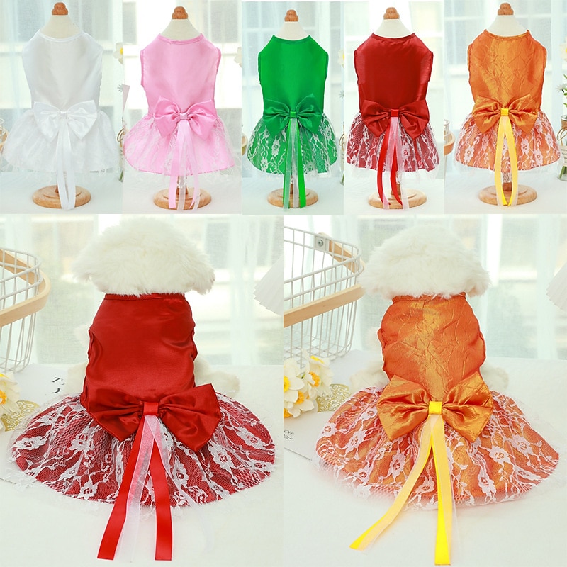 Chien Chat Robe Mode Mignon Hiver Respirant Doux Lavable Confortable Extérieur Décontracté Quotidien Vêtements pour Chiens for Bichon Frisé Spitz Nain Bébé Animal Papillon Petit de 2025 ? $23.99 –P1