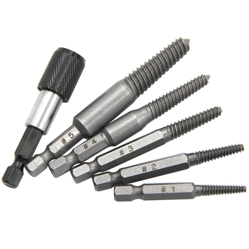 6pc Broken Wire Extractor Screw Extractor Hexagonal Handle Extractor Tool Broken Head Screw To Take Out Broken Wire 2025 - $12.99 –P5