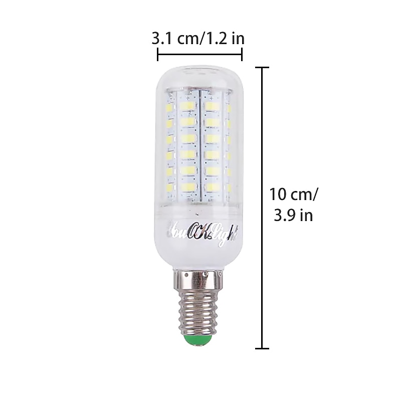 6 uds 3w bombilla LED tipo mazorca 400lm e14 e26 e27 56leds smd 5730 decorativo blanco cálido blanco frío 120w incandescente equivalente a edison 2025 - $26.99 –P1