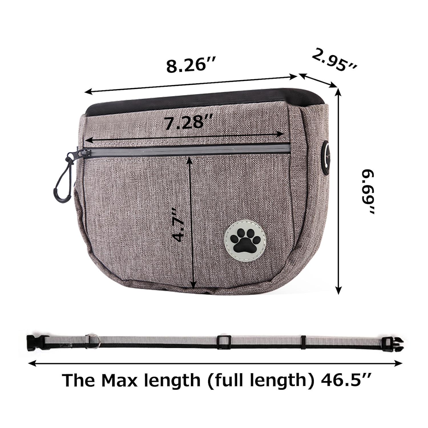 New Cross-border Pet Snack Bag Walking Dog Artifact Pet Training Pockets Outing Dog Training Snack Bag 2026 - $25.99 –P5