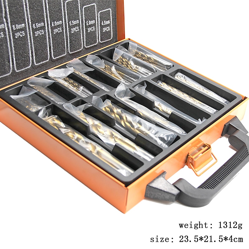 99PC Twist Drill Bit Set Saw Set HSS High Steel Titanium Coated Drill Woodworkin Tool 1.5-10mm For Cordless Screwdriver 2025 - $20.99 –P13