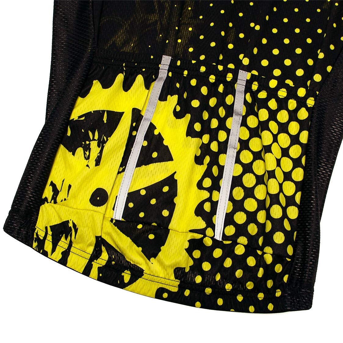 Per uomo Maglia con pantaloncini da ciclismo Manica corta Ciclismo da montagna Cicismo su strada Nero Bianco Verde Pop art Attrezzatura Bicicletta Completo tuta Pad 3D Traspirante Asciugatura rapida del 2025 a $43.99 –P17