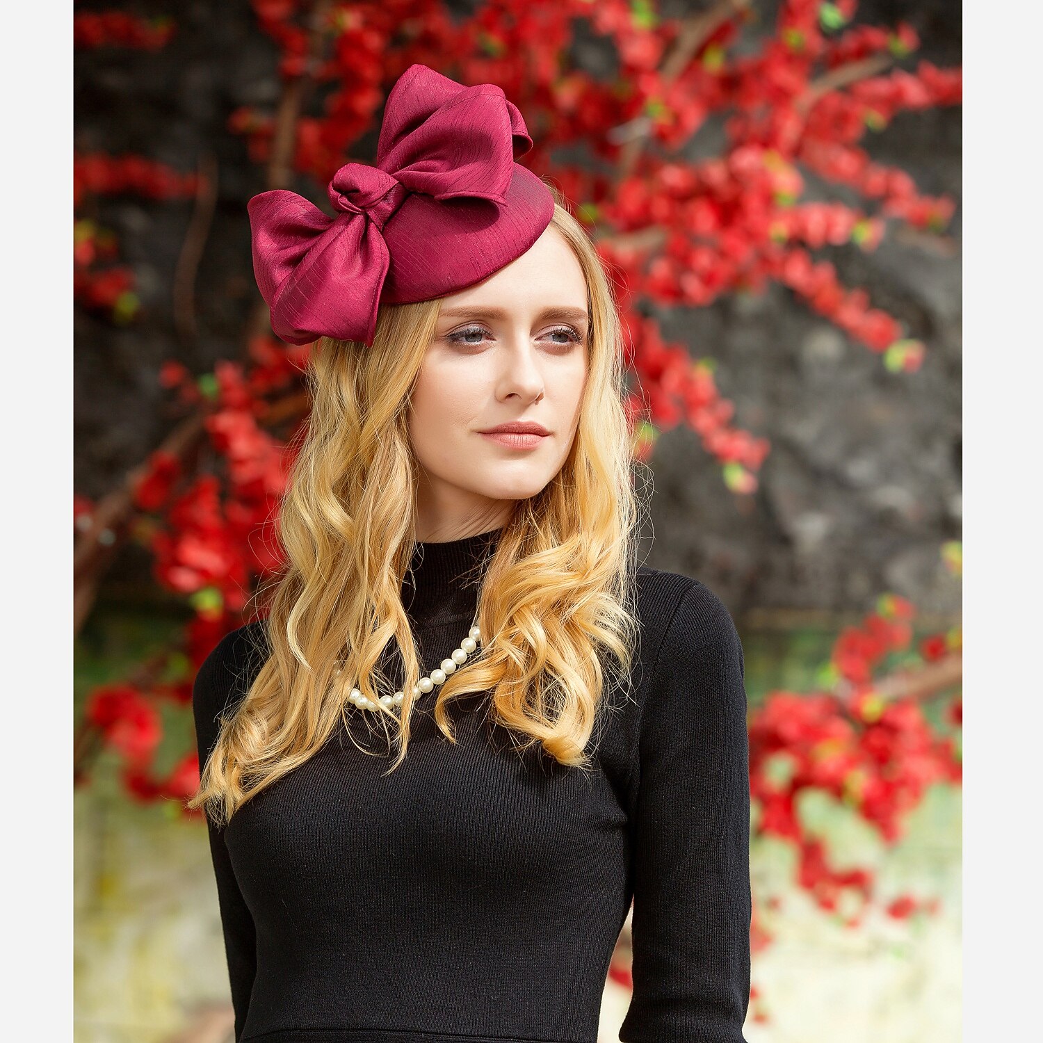 Kentucky Derby-hatt / Hodeplagg med Sateng Sløyfeknute 1 stk Avslappet / Melbourne Cup Hodeplagg 2025 - $28.99 –P7