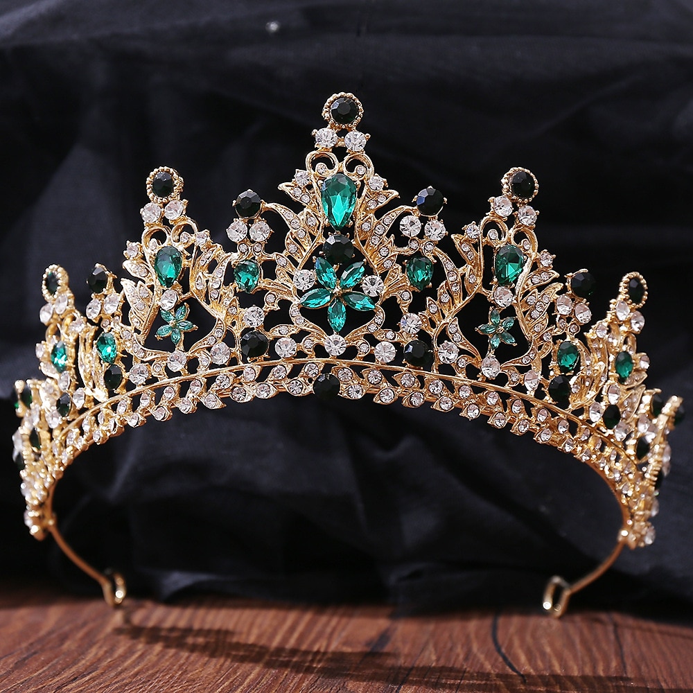 Krone Tiara Hodebånd Rhinestone Legering Bryllup Fest  Kveld Retro Sjømat Med Krystall  Rhinestone Delt Felles Hodeplagg Hodeplagg kjoler å imponere 2025 - $34.99 –P4