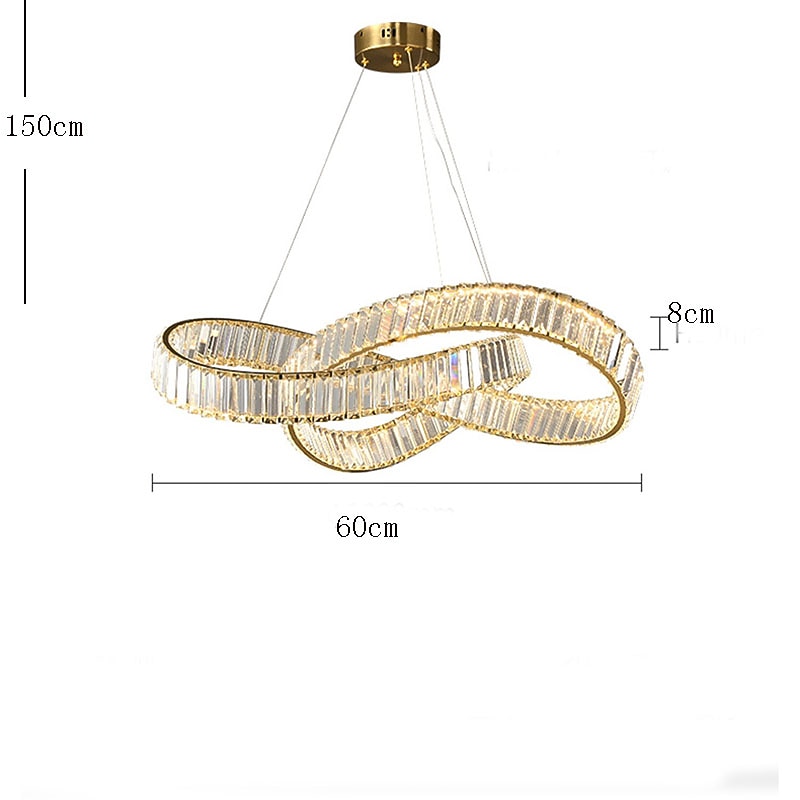 60cm Pendant Lantern Design Pendant Light Metal Electroplated Modern 220-240V 2026 - $705.49 –P1