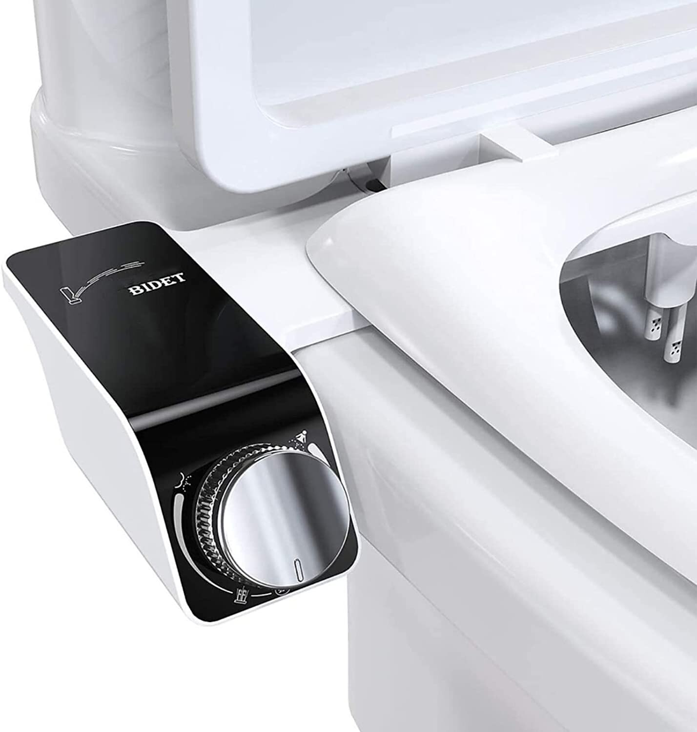 bidetový nástavec na WC - samočisticí duální tryska, neelektrický bidet, teplovodní bidetový rozprašovač s ovládáním tlaku 2025 - $48.99 –P1