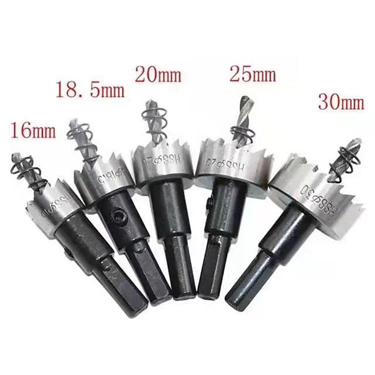 5 stks boor carbide tip hss gatenzaag set rvs metaallegering 16/18.5/20/25/30mm houtbewerking gereedschap 2025 - $18.99 –P10