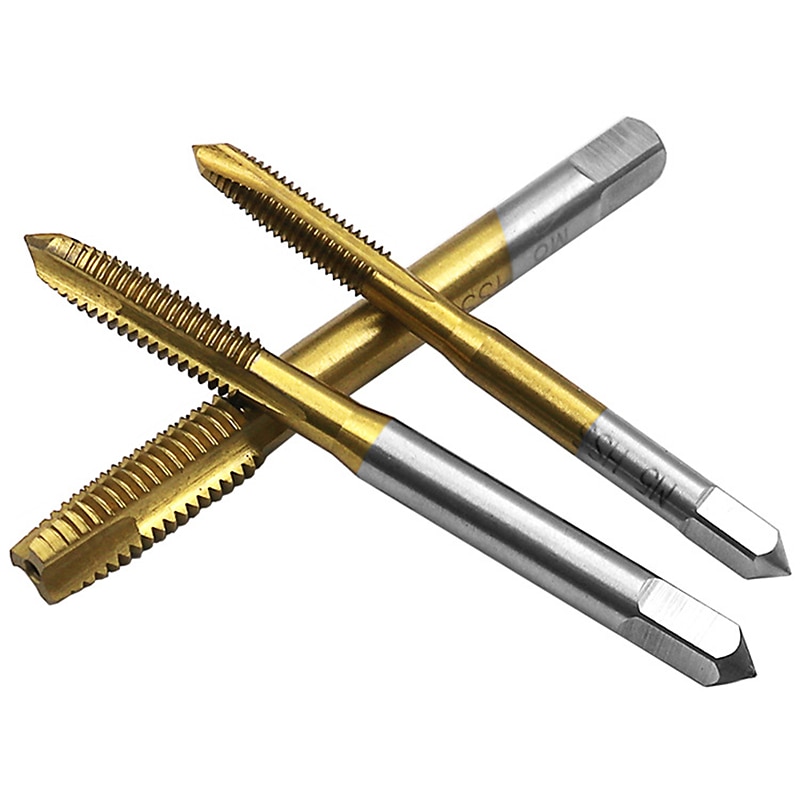 Straight Groove Tap M3-M8 High Speed Steel Tapping Internal Thread Hole Opener For Titanium-plated Screw Point Machine 2025 - $18.99 –P4