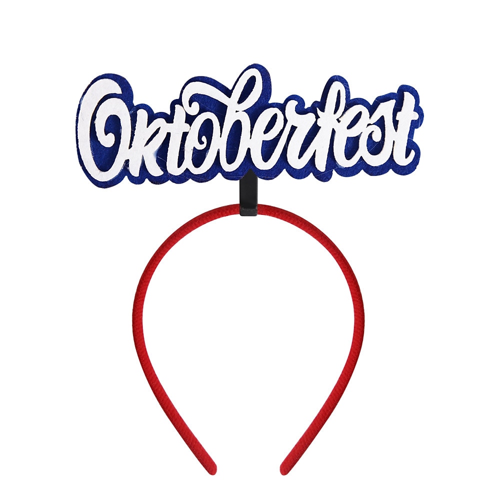 2022 uusi saksalainen oktoberfest koriste otsapanta festivaalijuhla valokuva rekvisiitta olut otsapanta pään solki 2025 - $6.49 –P6