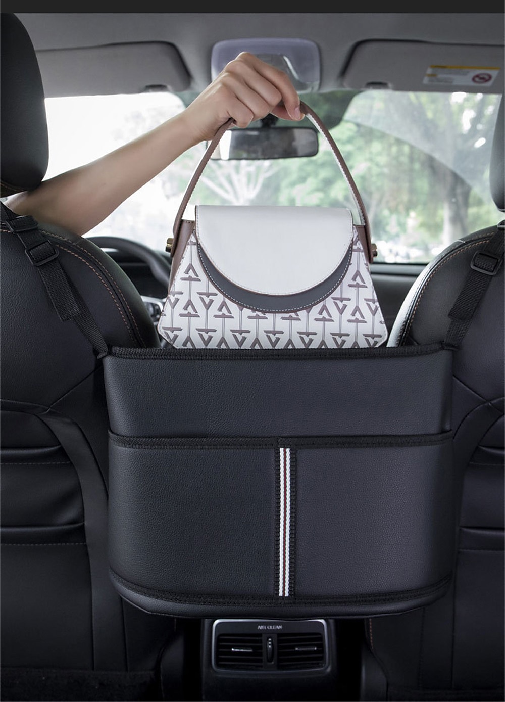Car Net Pocket Handbag Holder,Seat Back Net Bag for Purse Storage Phone  Documents Pocket,Barrier of Backseat Pet Kids,Cargo Tissue Holder (red2) :  Amazon.in: Car & Motorbike